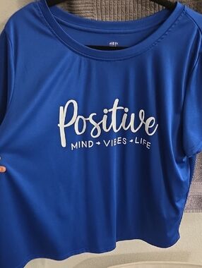 Positive Mind Vibes Life Blue Women's Tee